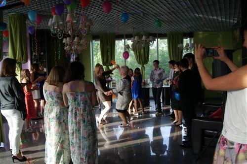 Дискотека на выпускном вечере в 9 классе